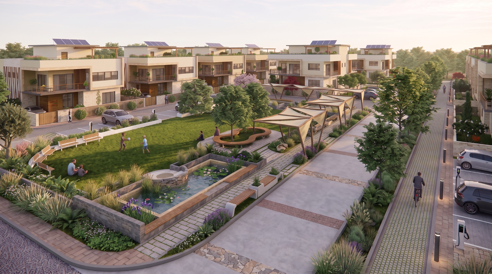 Shared landscaped residential environment